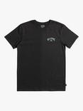 Billabong Arch Short Sleeve T-Shirt, Washed Black