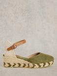 White Stuff Suede Wedge Espadrille Sandals