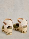 White Stuff Suede Wedge Espadrille Sandals