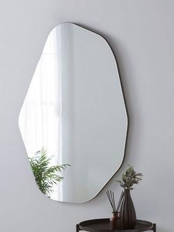 Yearn Organic Wall Mirror, 110 x 80cm, Black