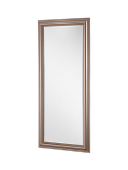Yearn Beaded Rectangular Wall Mirror, Champagne