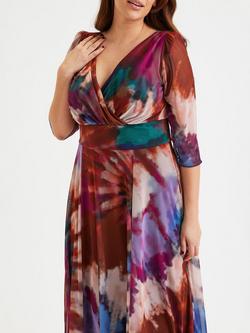 Scarlett & Jo Verity Maxi Dress, Multi - view 2, Red/Multi