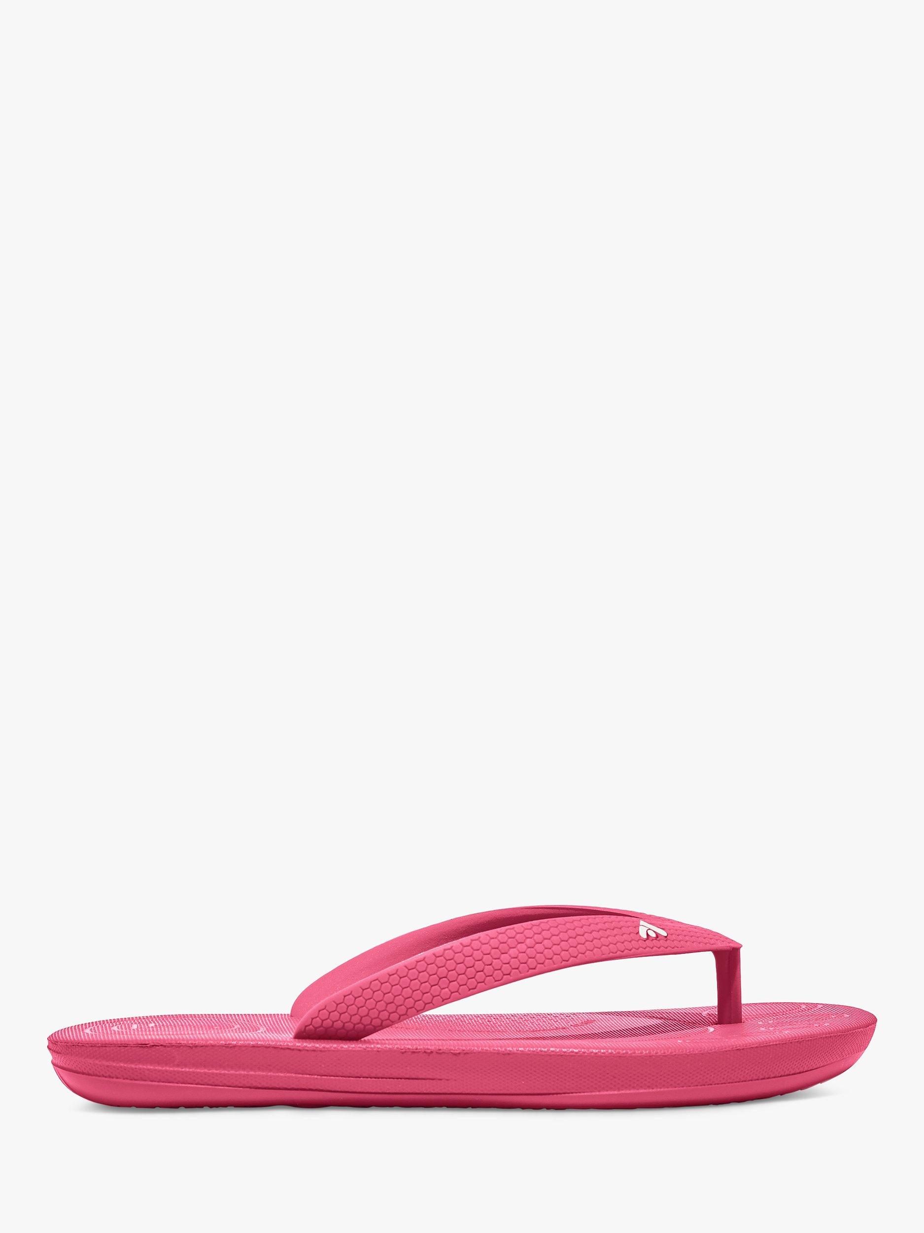 Product image 1 of 4, which shows FitFlop Kids' Iqushion Flip Flops, Pink Jam, 1 Jnr