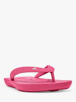FitFlop Kids' Iqushion Flip Flops - view 2, Pink Jam
