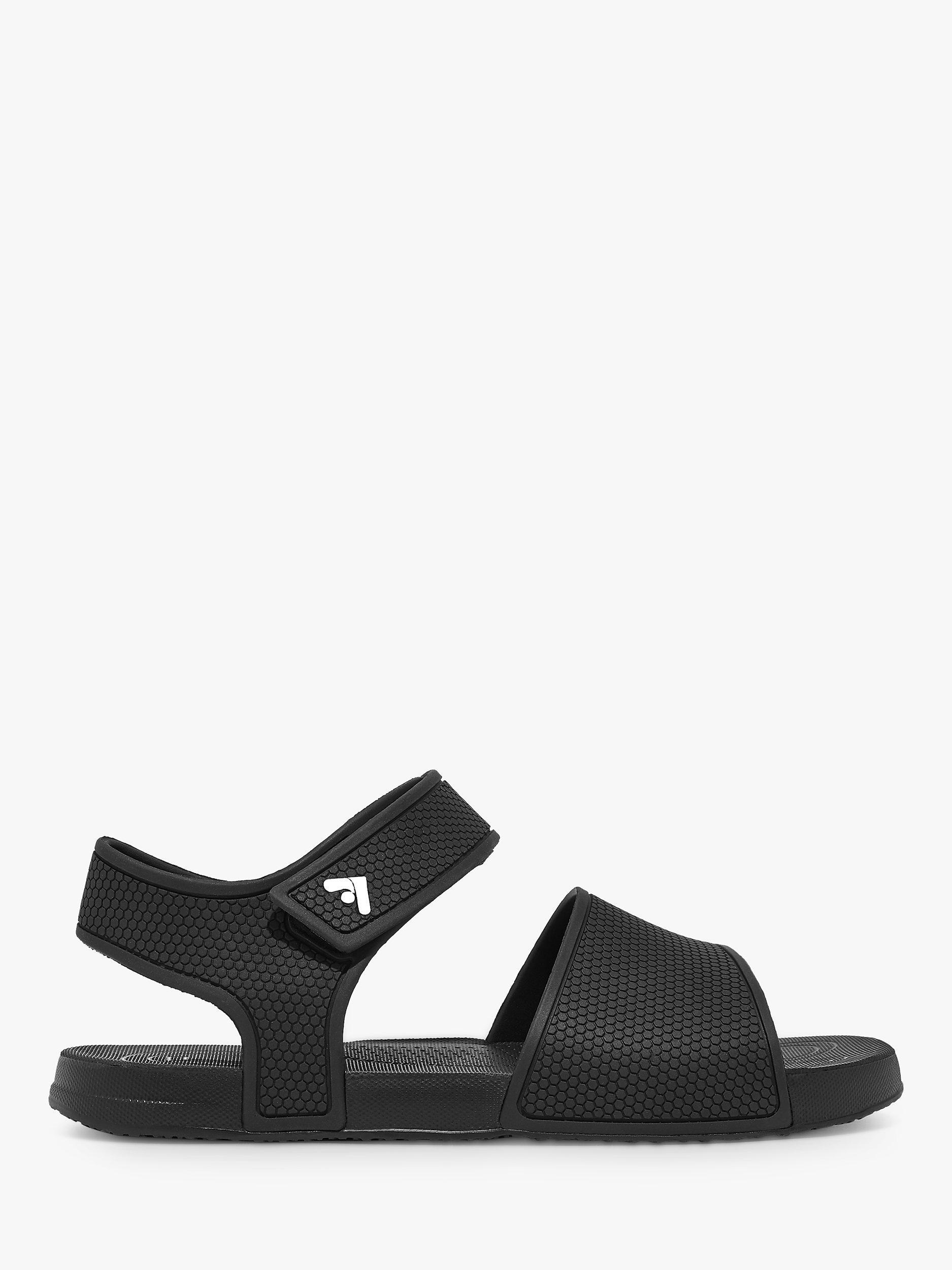 Product image 1 of 2, which shows FitFlop Kids' Iqushion Backstrap Sandals, Black, 1 Jnr