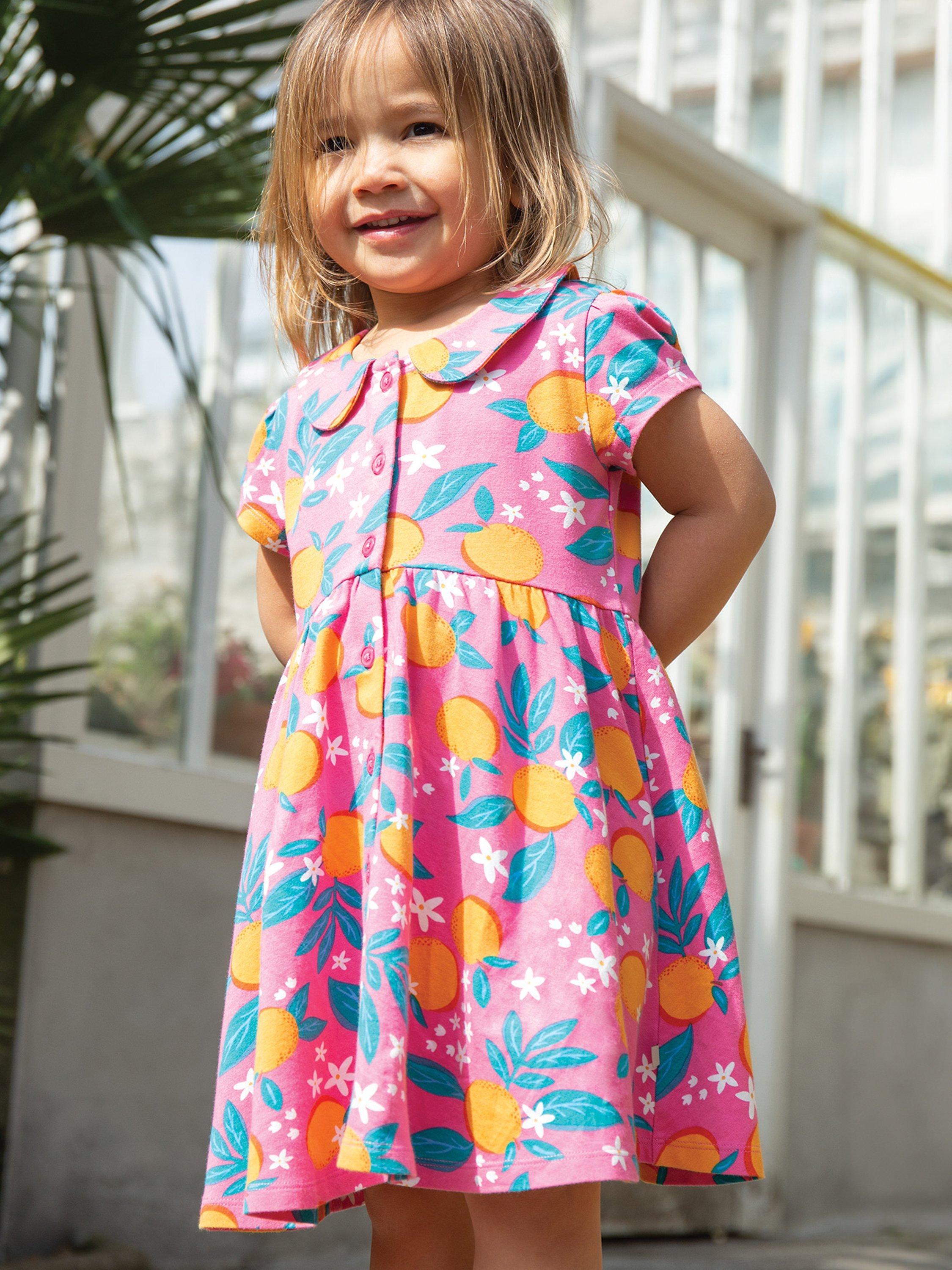 Cotton frocks for 3 months baby store