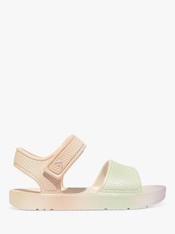 FitFlop Kids' Iqushion Backstrap Sandal, Urban White/Mix, Urban White/Mix