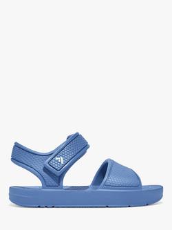 FitFlop Kids' Iqushion Backstrap Pearlised Sandals, Rocket Blue