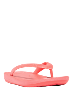 FitFlop Kids' IQUISHION Slip On Sandals, Rosy Coral - view 2, Rosy Coral
