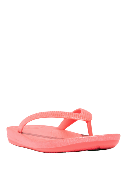 FitFlop Kids' IQUISHION Slip On Sandals, Rosy Coral - view 2, Rosy Coral