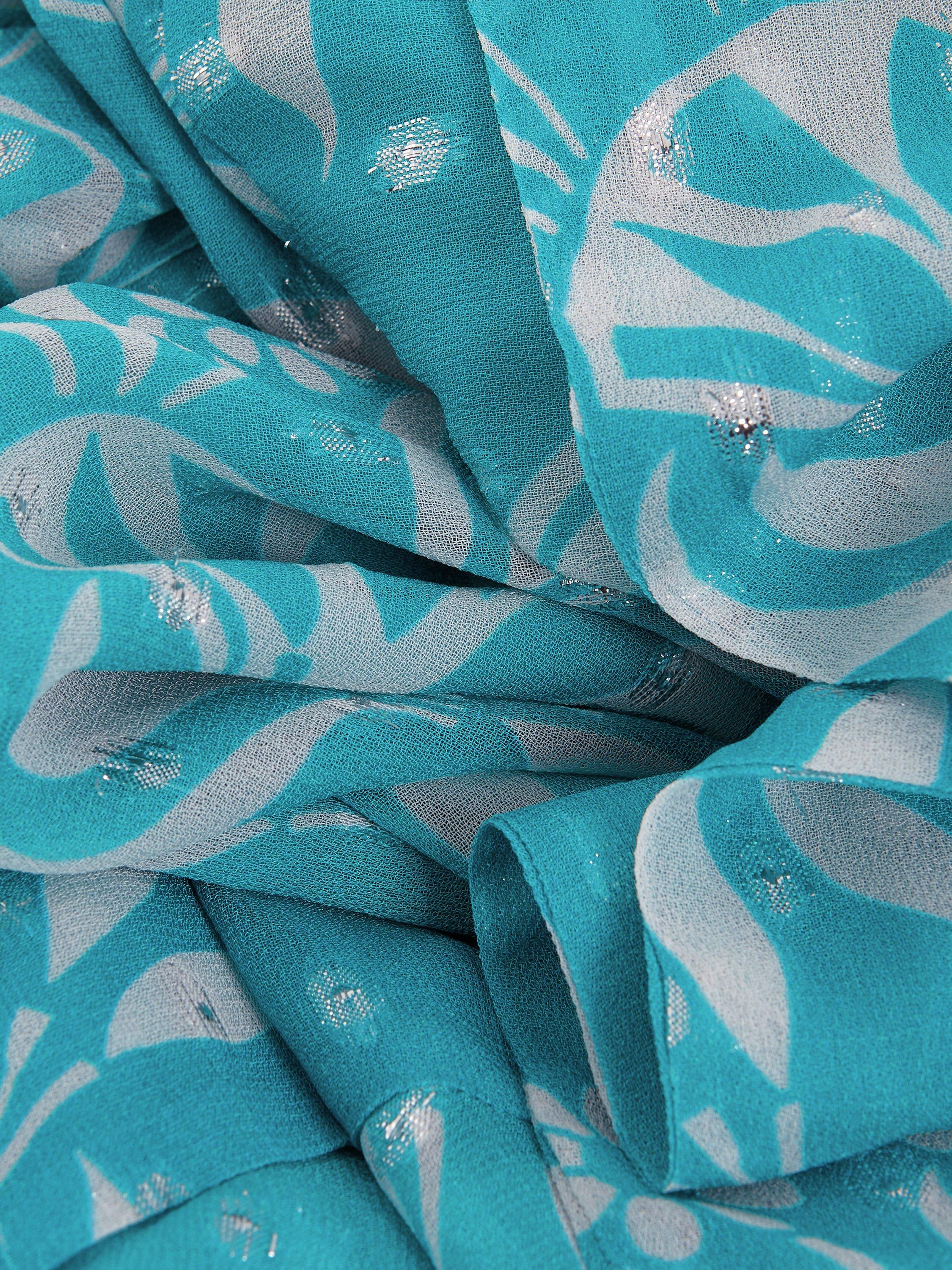 Product image 6 of 7, which shows Phase Eight Amy Floral Dress, Blue, 8