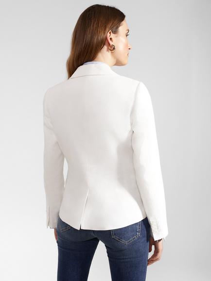 Hobbs Blake Linen Jacket, Ivory - view 2, Ivory