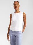 Hobbs Malindi Linen Top, White