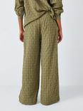 SUMMERY Copenhagen Tara Textured Trousers, Aloe