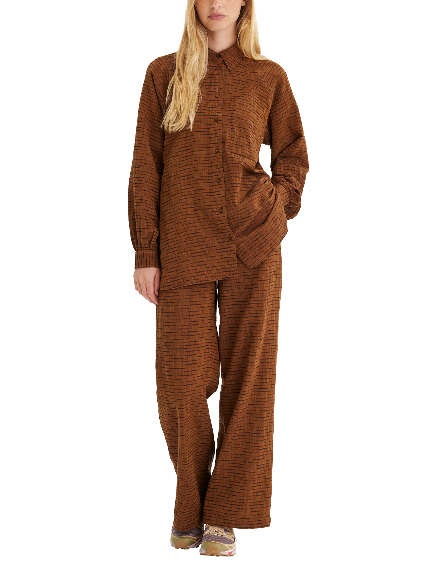 SUMMERY Copenhagen Bonnie Trousers, Almond
