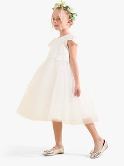 Angel & Rocket Kids' Esme Lace Dress, Ivory, Ivory