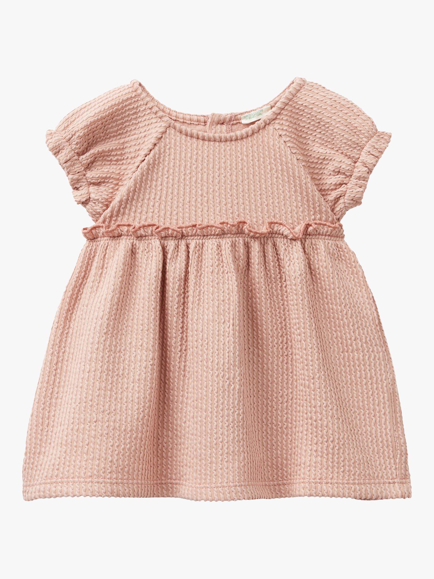 Benetton Baby Textured Fleece Dress