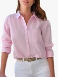 Pure Collection New Linen Shirt, Light Pink