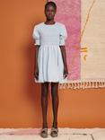 GHOSPELL Talia Bubble Dress, Blue