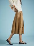 Baukjen Renee Pleat Midi Skirt, Taupe