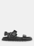 Whistles Ria Sporty Velcro Strap Leather Sandals