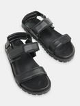 Whistles Ria Sporty Velcro Strap Leather Sandals