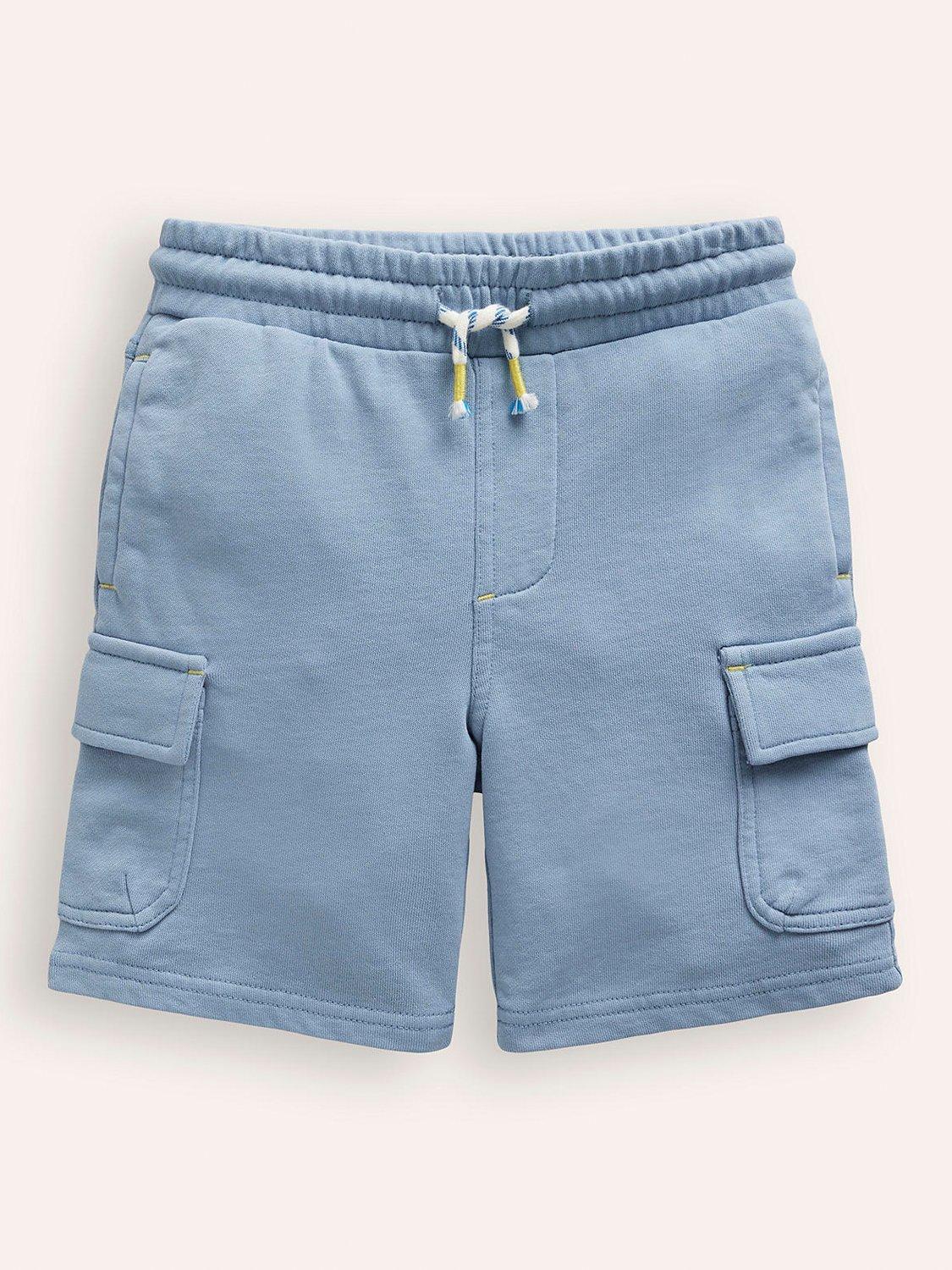Mini Boden Kids' Jersey Drawstring Cargo Shorts