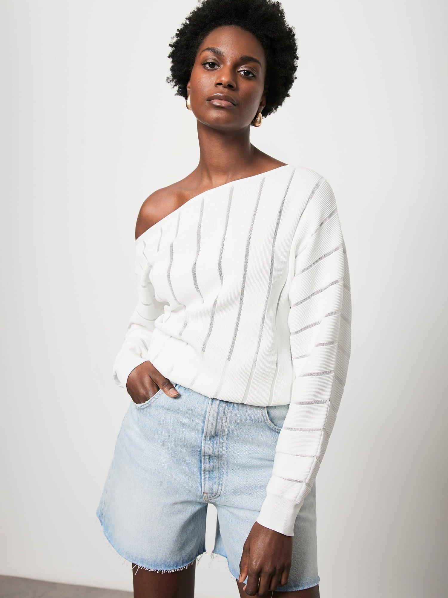 Mint velvet white jumper hot sale