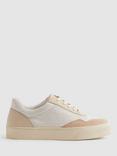 Reiss Asha Colour Block Trainers, Natural