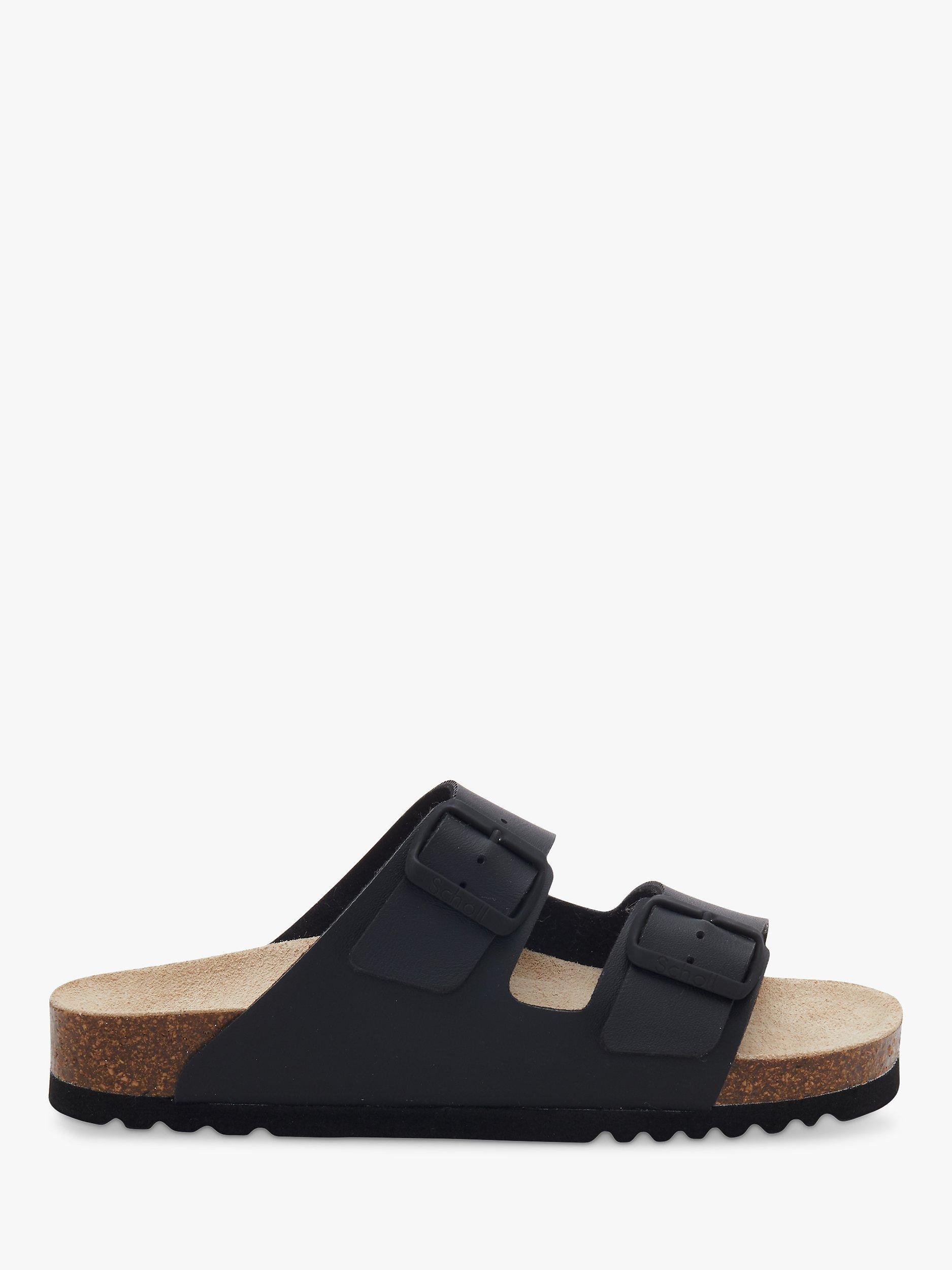 Product image 1 of 4, which shows Scholl Josephine Footbed Sandals, Black, EU37