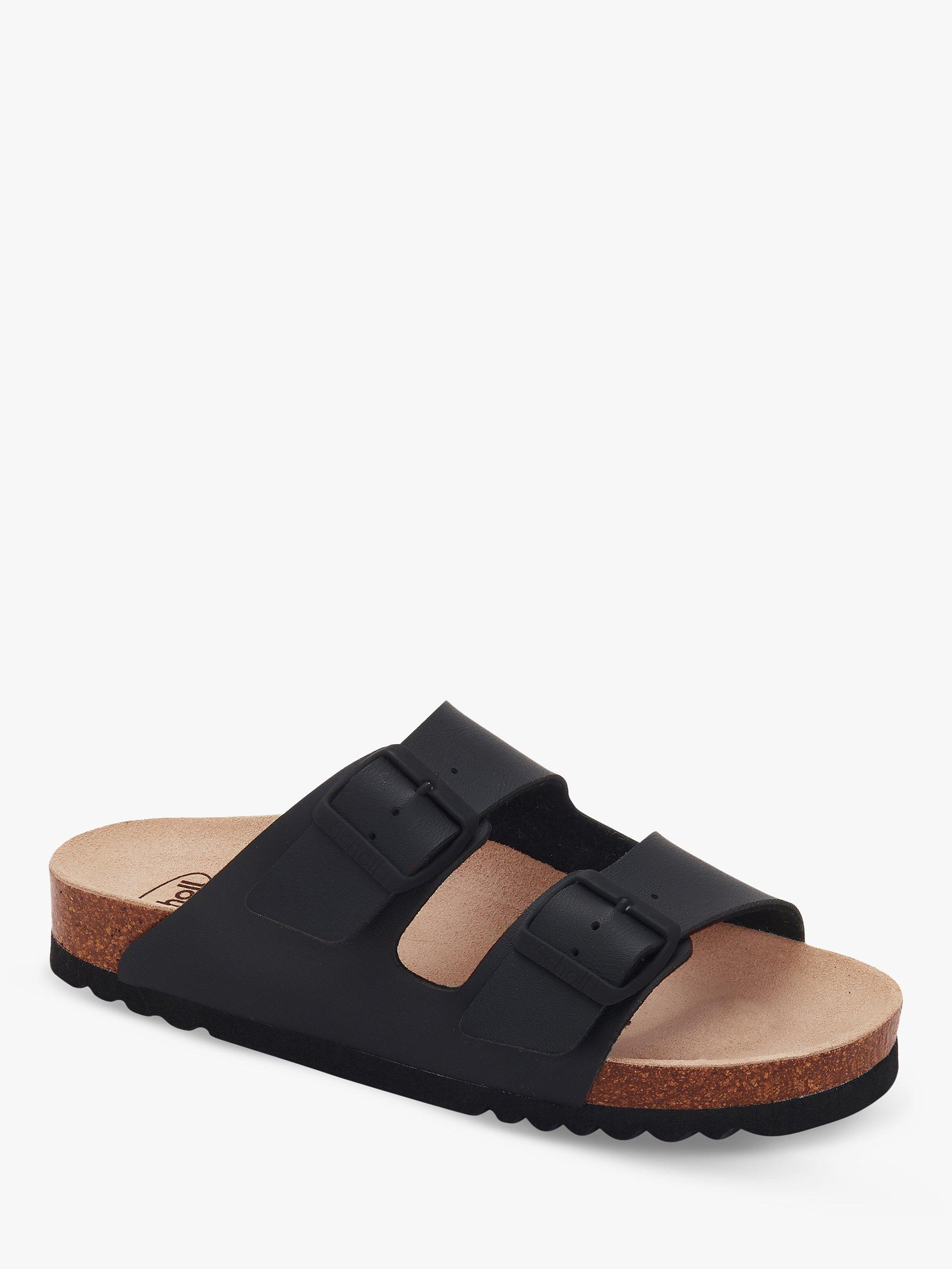 Product image 2 of 4, which shows Scholl Josephine Footbed Sandals, Black, EU37