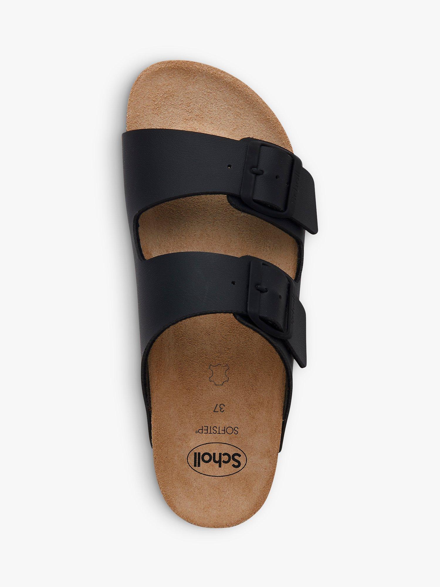 Product image 3 of 4, which shows Scholl Josephine Footbed Sandals, Black, EU37