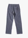 Quiksilver Kids' Beach Cotton Corduroy Trousers, Flintstone