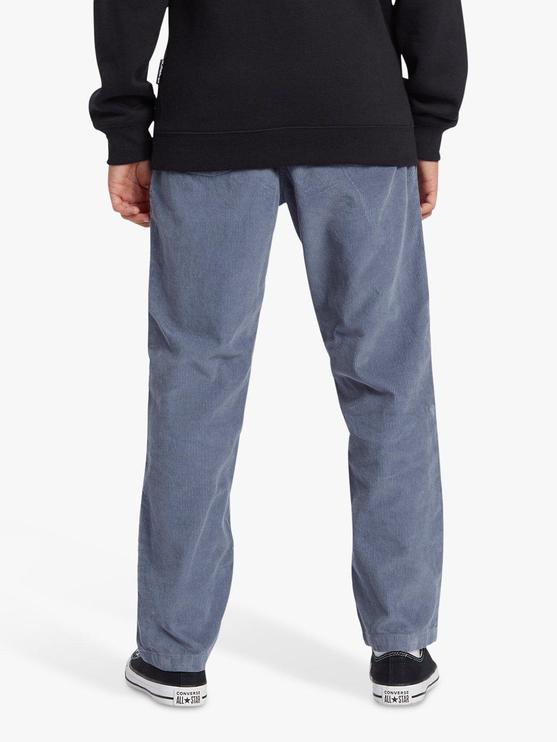 Product image 3 of 8, which shows Quiksilver Kids' Beach Cotton Corduroy Trousers, Flintstone, 8 years