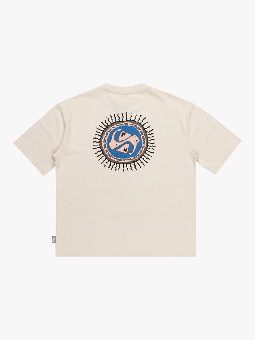 Product image 2 of 2, which shows Quiksilver Kids' Fun Zone Organic Cotton T-Shirt, Birch, 12 years