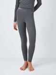 John Lewis Bamboo Blend Leggings, Grey Graphite