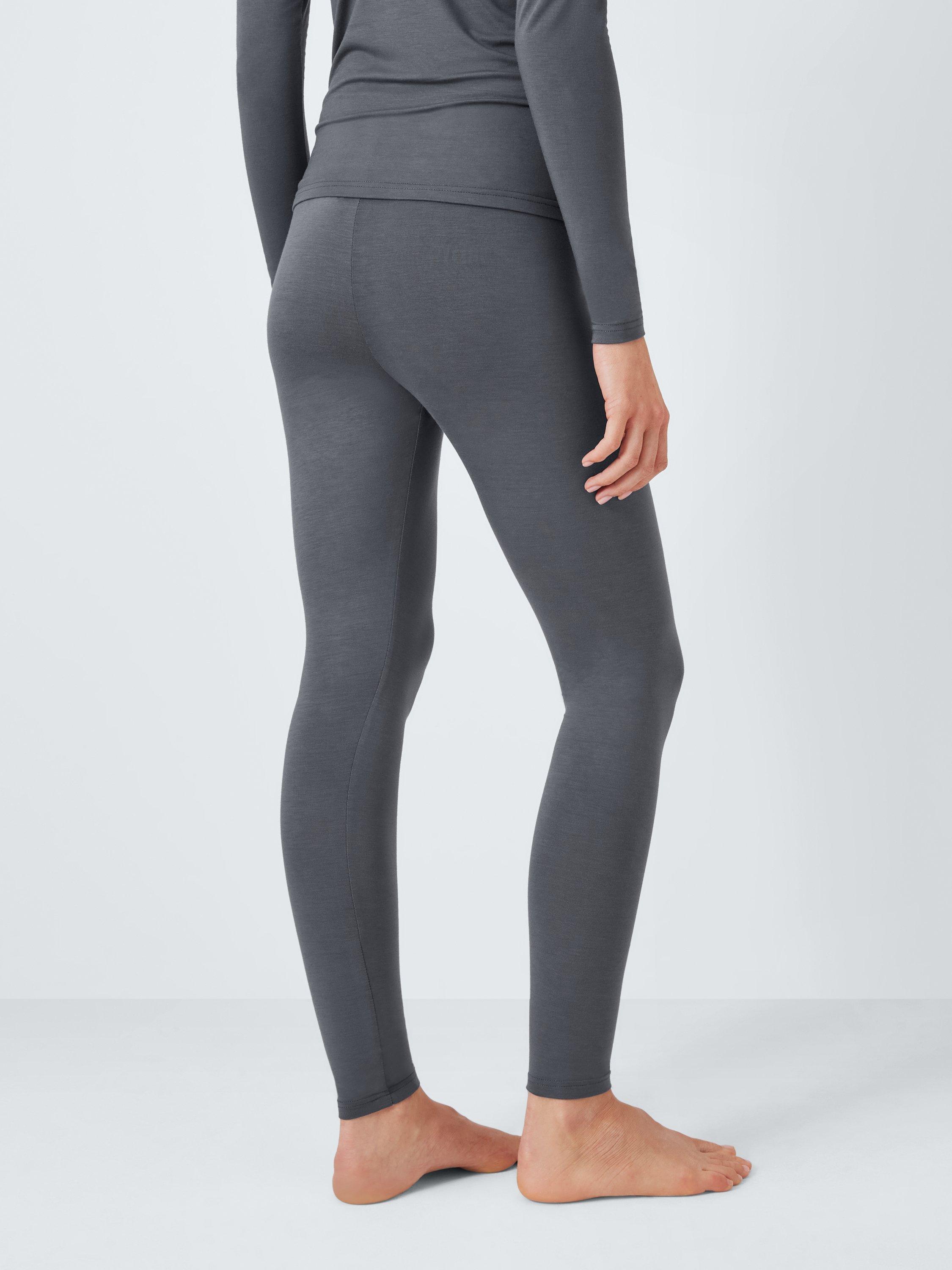 Product image 2 of 6, which shows John Lewis Bamboo Blend Leggings, Grey Graphite, 8-10