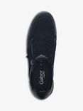 Gabor Janis Wide Fit Leather Trainers, Black