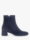 Gabor Abbey Suede Ankle Boots, Atlantic