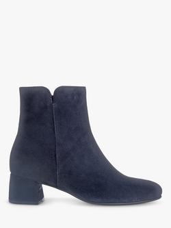 Gabor Abbey Suede Ankle Boots, Atlantic, Atlantic