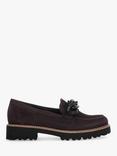 Gabor Squeeze Suede Chunky Loafers, Chocolate