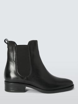 John Lewis Pebbles Leather Everyday Comfort Chelsea Boots, Black