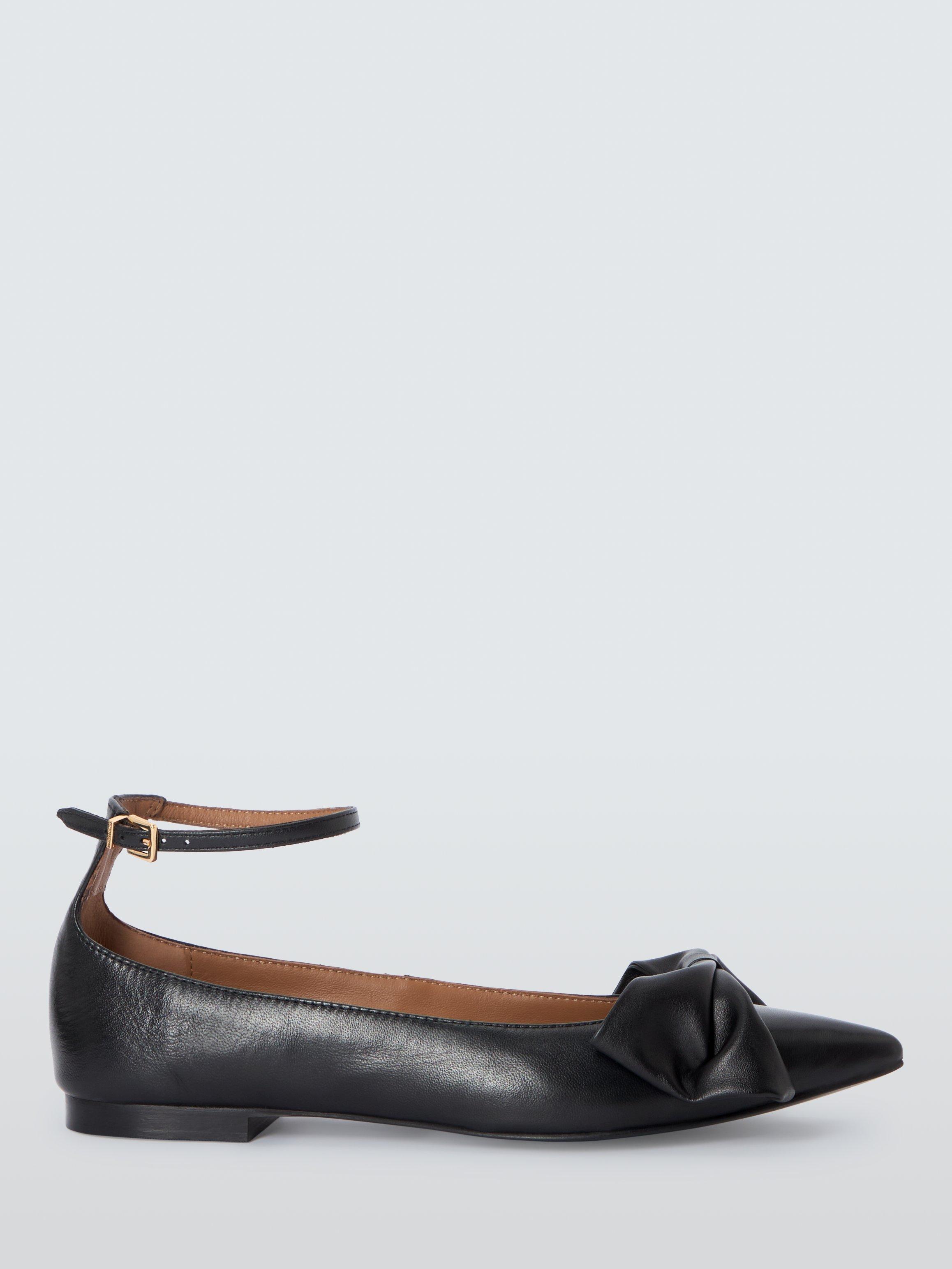 John Lewis Hibicus Feature Bow Smart Ballerina Pumps