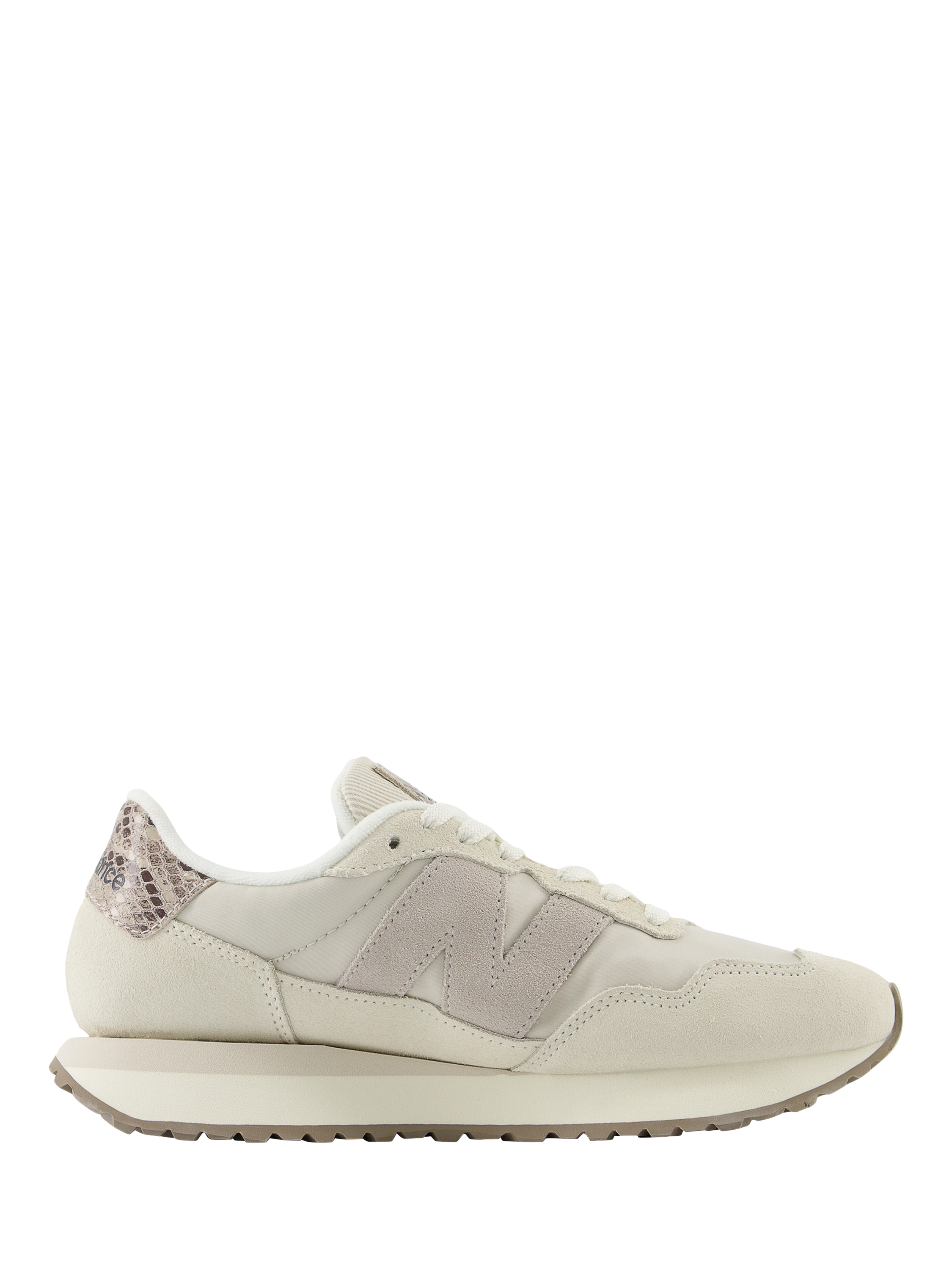 Product image 1 of 6, which shows New Balance 237 Lace Up Trainers, Beige (268), 5