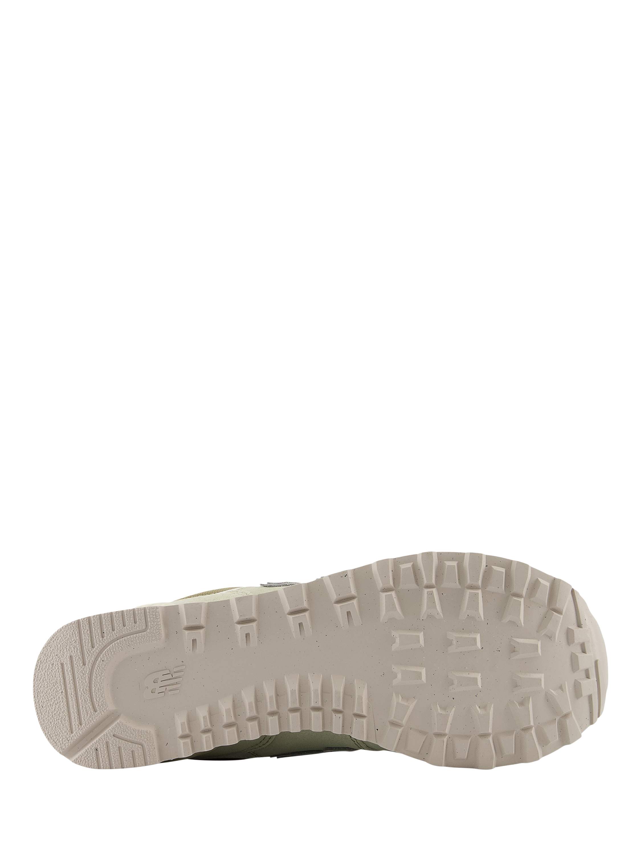 Product image 6 of 6, which shows New Balance 574 Suede Trainers, Olivine, 3