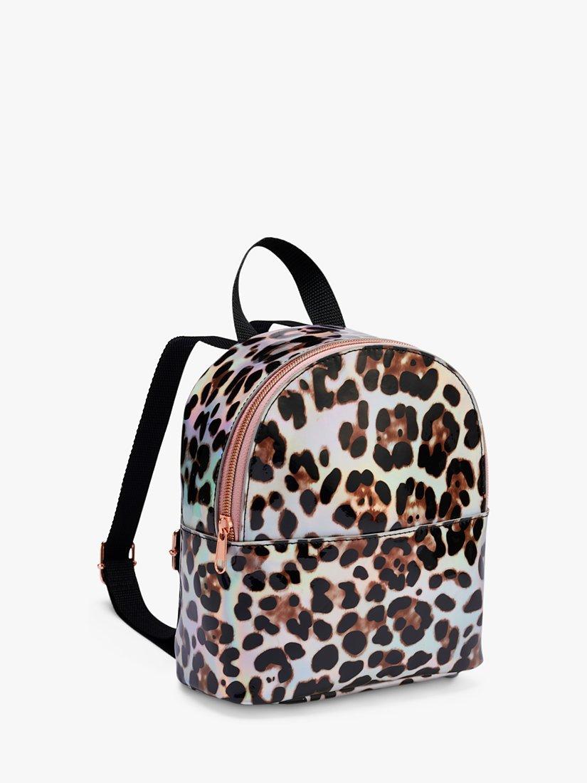 Stych Kids Leopard Print Backpack Multi