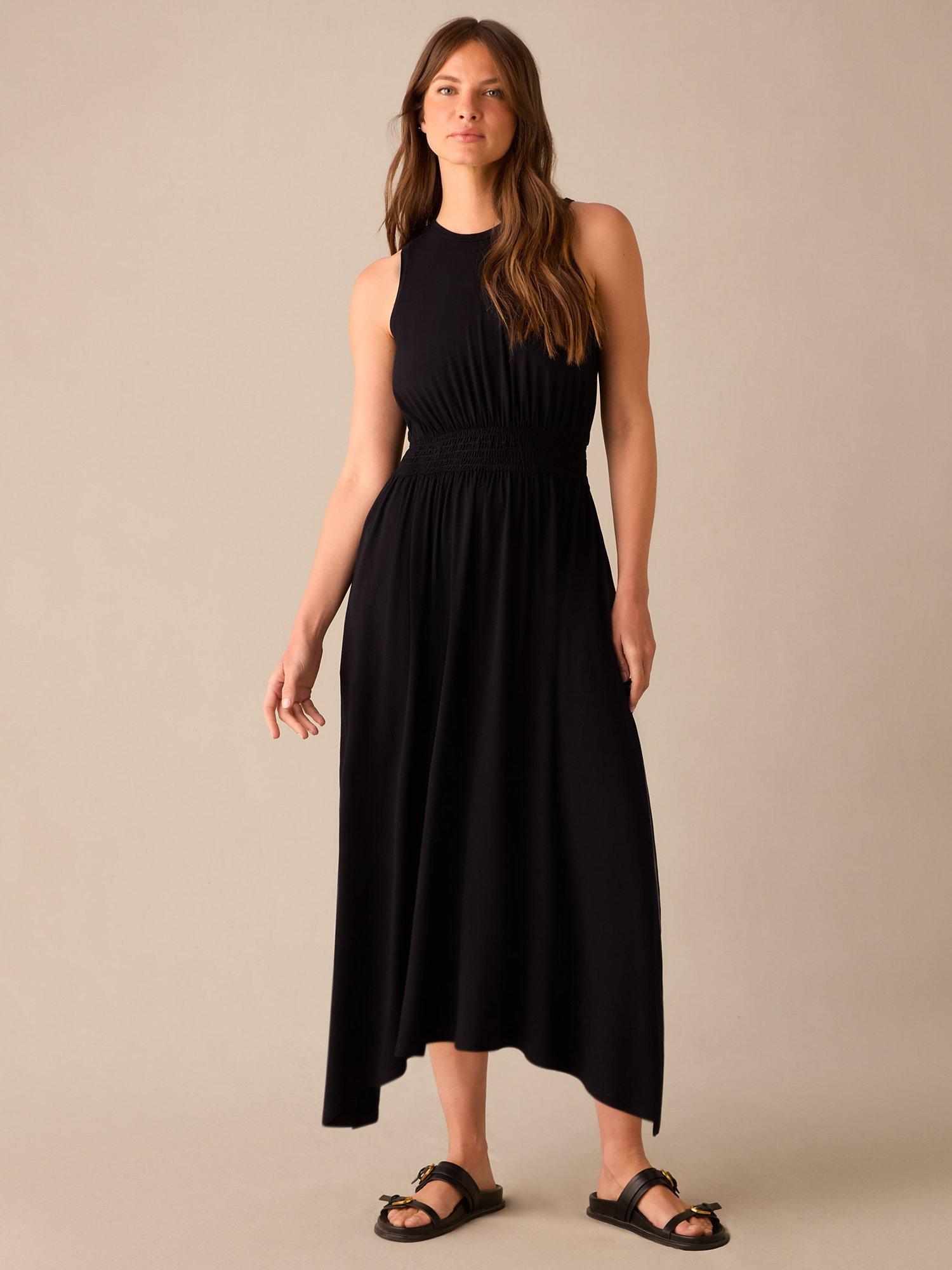 Black maxi dress petite length hotsell