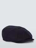 John Lewis Wool Bakerboy Hat, Navy