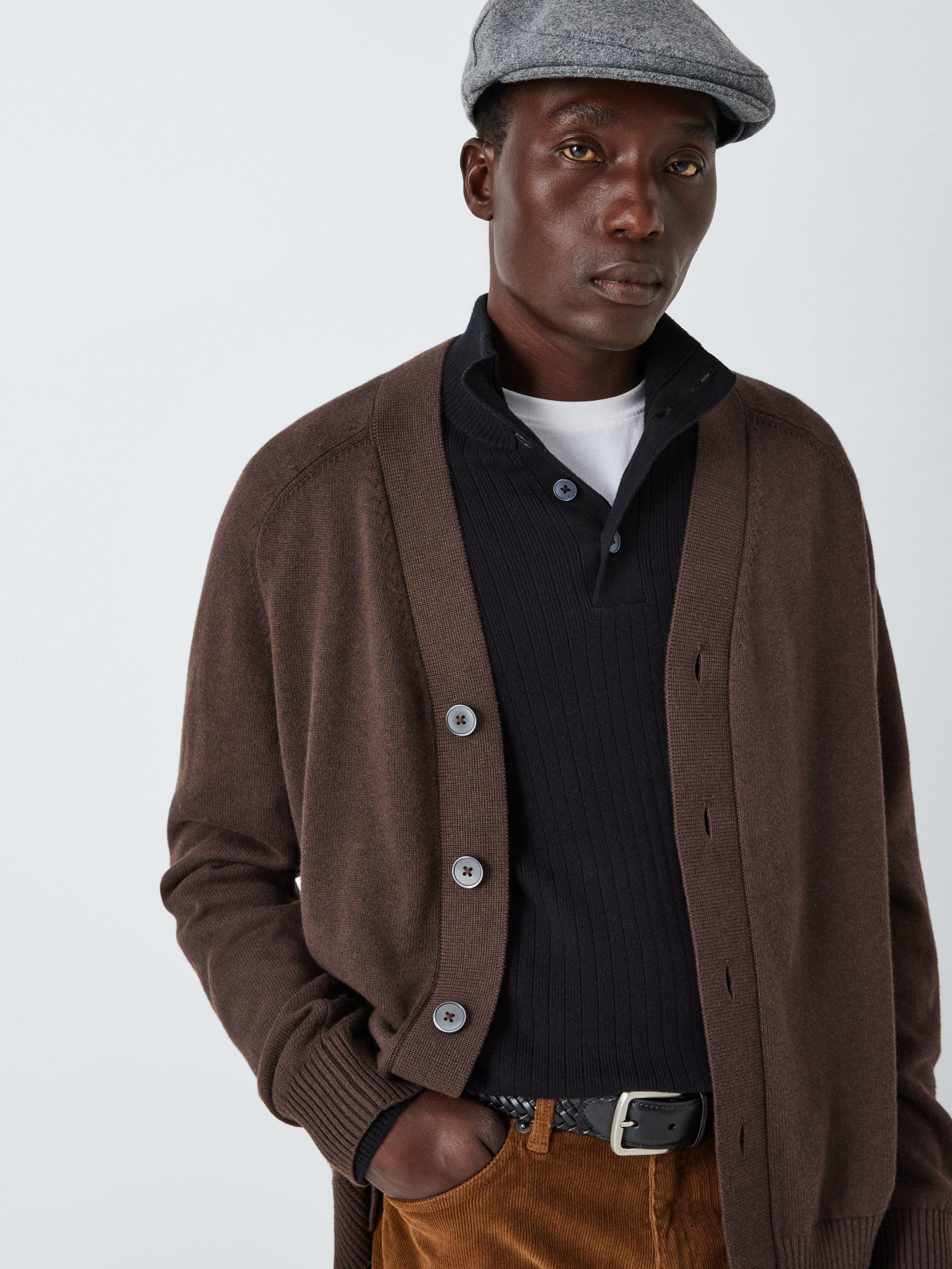 John Lewis Wool Flat Cap, Grey Mid