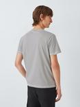 Kin Micro Stripe Cotton T-Shirt, Navy/White, Asphalt/Ecru